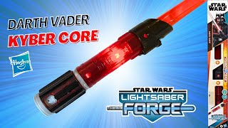 NEW Darth Vader Lightsaber Forge Kyber Core Review [upl. by Minnie]