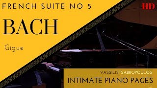 Bach French Suite No 5 Gigue  Vassilis Tsabropoulos [upl. by Verneuil]