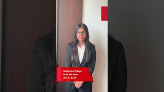 Extracurricular Activities Riddhima Vidayas Journey Through NMIMS MBA Finance Program [upl. by Madeleine113]