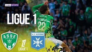 St Etienne vs Auxerre  Ligue 1 HIGHLIGHTS  100524  beIN SPORTS USA [upl. by Bedwell]