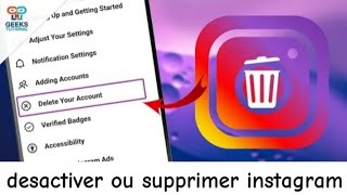 comment désactiver ou supprimer un compte instagram [upl. by Costa968]