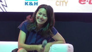 Jessica Henwick interviewQampA part 1  Budapest Comic Con 2023 [upl. by Ochs]