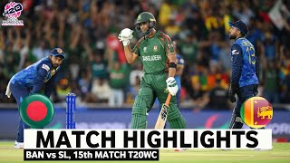 Bangladesh vs Sri Lanka ICC T20 World Cup 2024 Match Highlights  BAN vs SL Highlights [upl. by Ahsaet]