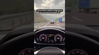 Audi vs Passat top speed fastdriver snap [upl. by Lanti]