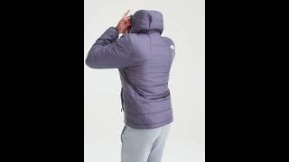 THE NORTH FACE Shiny Lungern Padded Jacket Hooded Grey Men  JD Sports [upl. by Hazmah901]