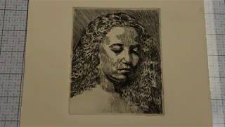 Etching an Intaglio Portrait [upl. by Aristotle]