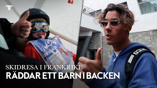 RÄDDAR ETT BARN I STÖRSTA SKIDBACKEN  Skidresa i Frankrike [upl. by Mafalda]