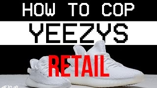 How to buy the YEEZY CREAMWHITE FOR RETAIL 10 tips and tricks FREofficial [upl. by Ahcsropal]