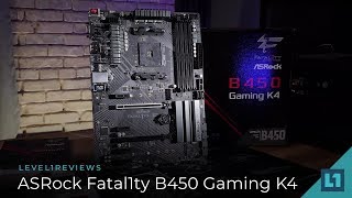 ASRock Fatal1ty B450 Gaming K4 Review  Linux Test [upl. by Sadnalor]