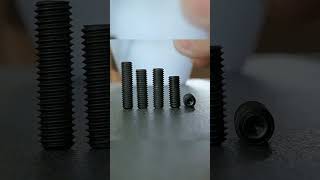 Fine Thread Grub Screws Cup Point Hex Socket Set Screw [upl. by Akimaj]