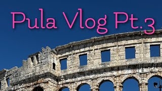 Urlaubsvlog Pt 3  Pula Kroatien Pula City das beste SeafoodRestaurant und Sonnenuntergang [upl. by Htbazile]