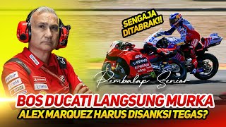 BOS TARDOZZI MURKA🔥INSIDEN ALEX MARQUEZ VS PECCO BAGNAIADILAPORKAN STEWARDHARUS DI SANKSI BERAT [upl. by Niven93]