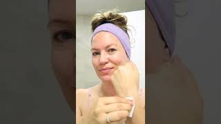 MORNING SKINCARE in less than 1 MINUTE shorts [upl. by Essinger]