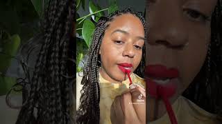 Fenty Beauty Icon Velvet Liquid Lipstick  The MVP and HBIC Swatch  First Impression [upl. by Alrahc]