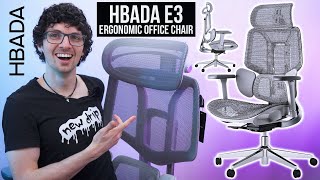 2024s Most Futuristic Gaming Chair  HBADA E3 Ergonomic Office Chair Review amp Test Super Comfy [upl. by Pega]