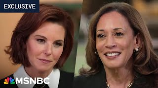 Kamala Harris’ first solo network interview as 2024 candidate I MSNBC Exclusive [upl. by Nimrak]