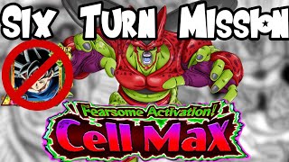 4 TURNS  Dokkan Battle Cell Max Event Stage Two 6 Turn Mission [upl. by Roley]