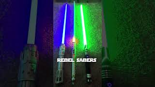 Galaxys Edge vs Rebel Sabers vs Nsabers Which is better shorts shortsvideo lightsaber [upl. by Mychael402]