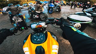 Lets go for a MEET UP  MT07 AKRAPOVIC amp QUICKSHIFTER 4K [upl. by Haggar984]