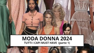 Moda donna 2024 tutte le tendenze moda 2024 [upl. by Iruam]