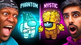 SIDEMEN AMONG US PHANTOM amp MYSTIC ROLES [upl. by Ruhtracm9]