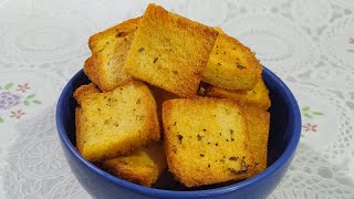 MINI TORRADAS DE PÃO DE FORMA NA AIR FRYER  Receitas da Lauri [upl. by Riffle]