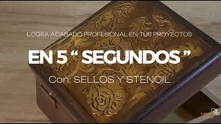 ⭐Sellos y Stencil Herramientas Para  Manualidades [upl. by Federico802]