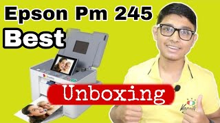 Best photo printer EPSON PM245 UNBOXING  passport size printer  price  india  cheap [upl. by Munford]