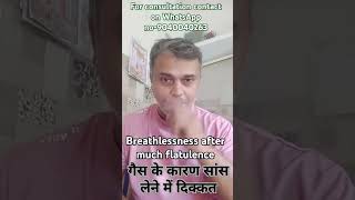 Breathlessness after much flatulence shortvideo homepathymedicine homepathy flatulence [upl. by Namurt]