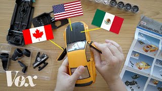 USMCA vs NAFTA explained with a toy car [upl. by Llezniuq]