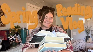 Spring Reading Vlog💐📚 [upl. by Uhile]