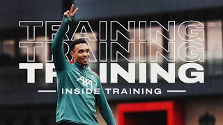 Inside Training Boss Goals from Salah Nunez amp more ahead of Premier League Matchday  Liverpool FC [upl. by Adelia652]