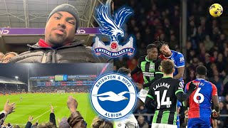 CRYSTAL PALACE 11 BRIGHTON VLOG 2324 SITTING BACK TOO DEEP amp CRAP TACTICS COST US😡 ROYOUT [upl. by Yesllek]