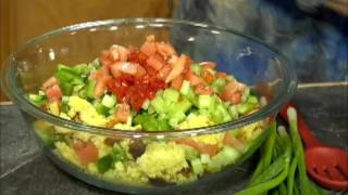 Everyday Manna with Lisa Smith Cornbread Salad [upl. by Yddub]