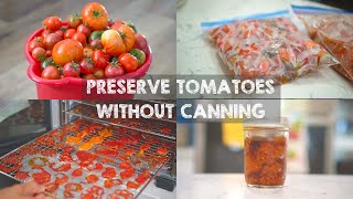 3 WAYS to Preserve Tomatoes without Canning [upl. by Itin]