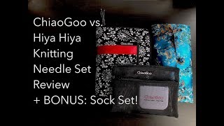 ChiaoGoo vs Hiya Hiya Interchangeable Knitting Needle Set REVIEW  Handmade Riot [upl. by Eimak342]