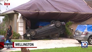 Neighbors unite after Wellington tornado devastation after Milton [upl. by Ykcor]