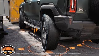 2024 GMC HUMMER EV Pickup truck CRAB WALK in real life [upl. by Ahsirk325]