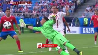 Costa Rica vs Serbia 01 MUNDIAL RUSSIA 2018  Resumen [upl. by Kimber]