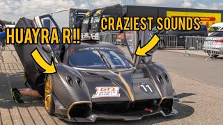 Multiple Pagani Huayra Rs attacking the Nuerburgring  3x Huayra R Zonda R Senna GTR Pra [upl. by Ecirtak579]