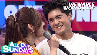 AllOut Sundays Ysabel Ortega may sweet message para kay birthday boy Miguel Tanfelix [upl. by Arne]