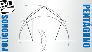 Pentágano regular conociendo el lado Polígonos regulares [upl. by Isoj]