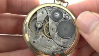 Antique Elgin Pocket Watch 1 HD [upl. by Akceber]