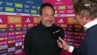 Van t Schip over rode kaart quotHet wordt twee keer zwaarder bestraft  Ajax 22 Excelsior ajaexc [upl. by Magnusson]