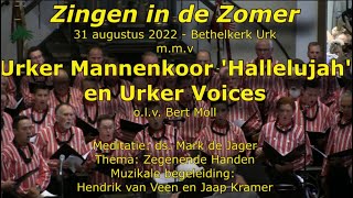 Slotavond 2022 met UMK Hallelujah en Urker Voices [upl. by Lipski]