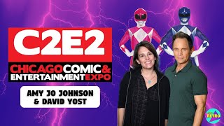 The Mighty Morphin Power Rangers Panel at C2E2 2024 with Amy Jo Johnson amp David Yost [upl. by Kerstin]