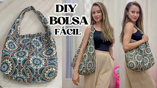 BOLSA de tecido FÁCIL para INICIANTES  DIY Bag Very Easy [upl. by Ellen]