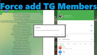 How to add real members to your telegram group in bulk  FREE [upl. by Eiddet945]