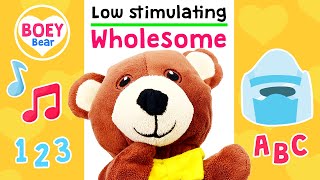 Wholesome Low Stimulation Toddler Show  Emotions amp Potty Training video  more  Non Stimulating [upl. by Aislehc]