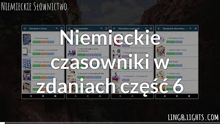 Niemieckie czasowniki w zdaniach część 6  naukaniemieckiego deutschlernen [upl. by Haliak977]